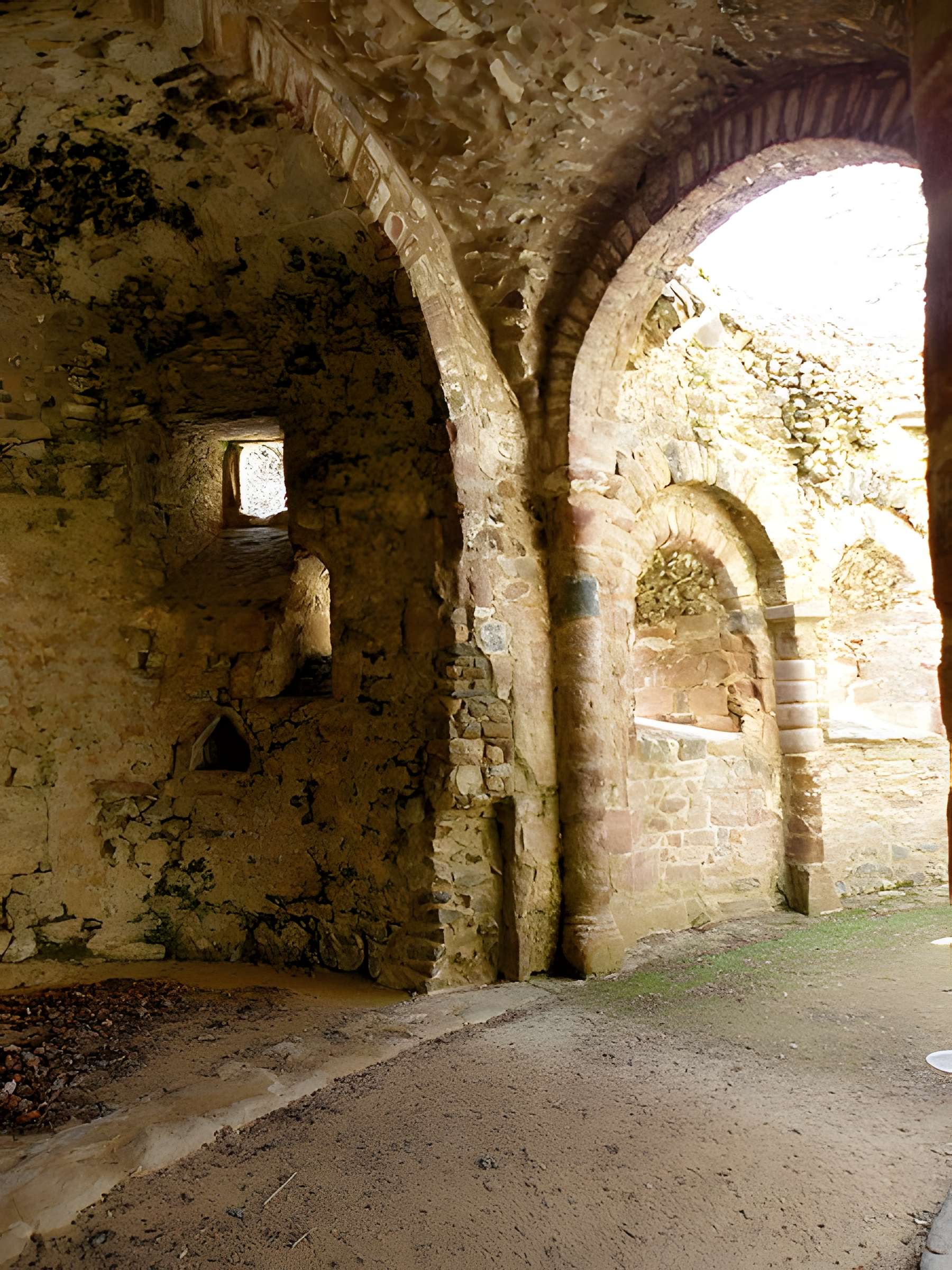 Ruines de la rotonde dite Temple de Lanleff