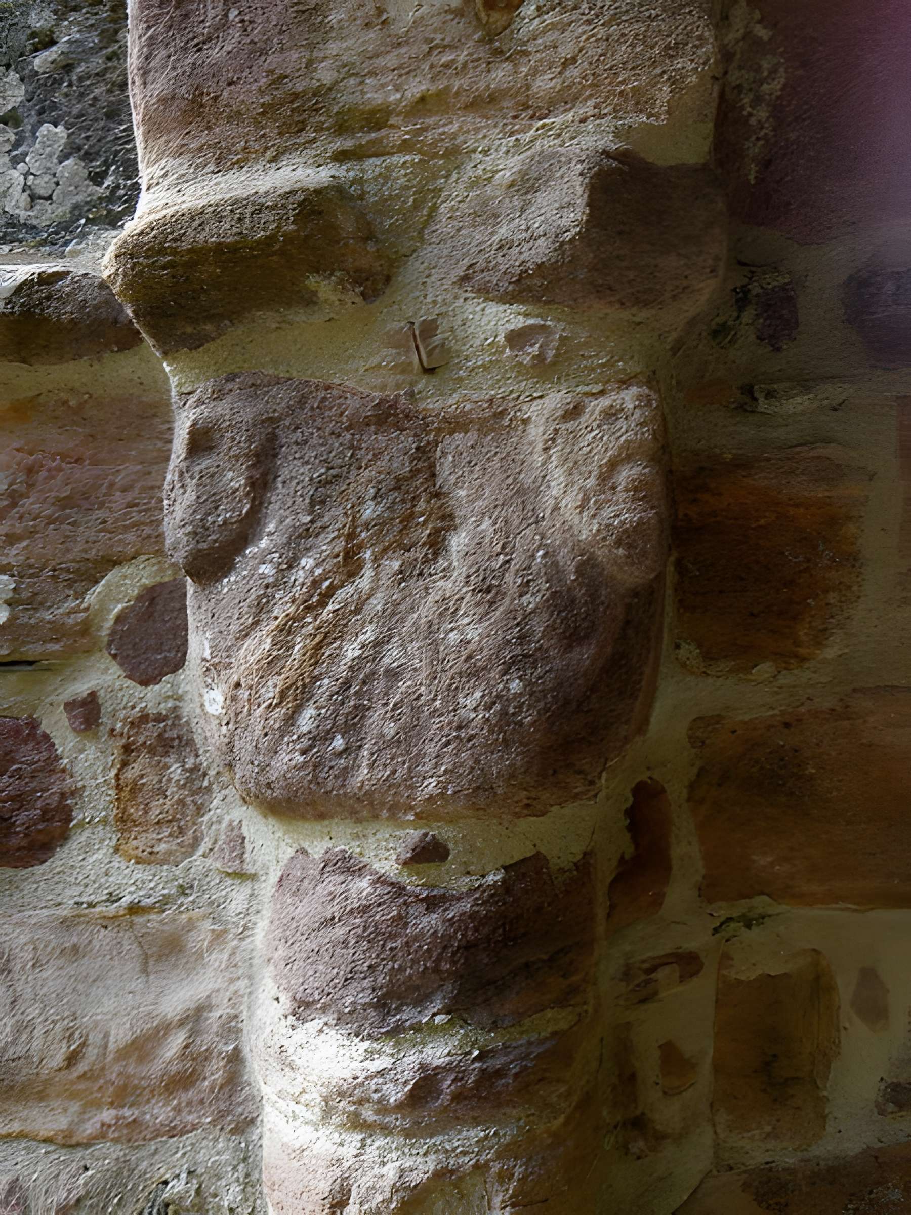 Ruines de la rotonde dite Temple de Lanleff