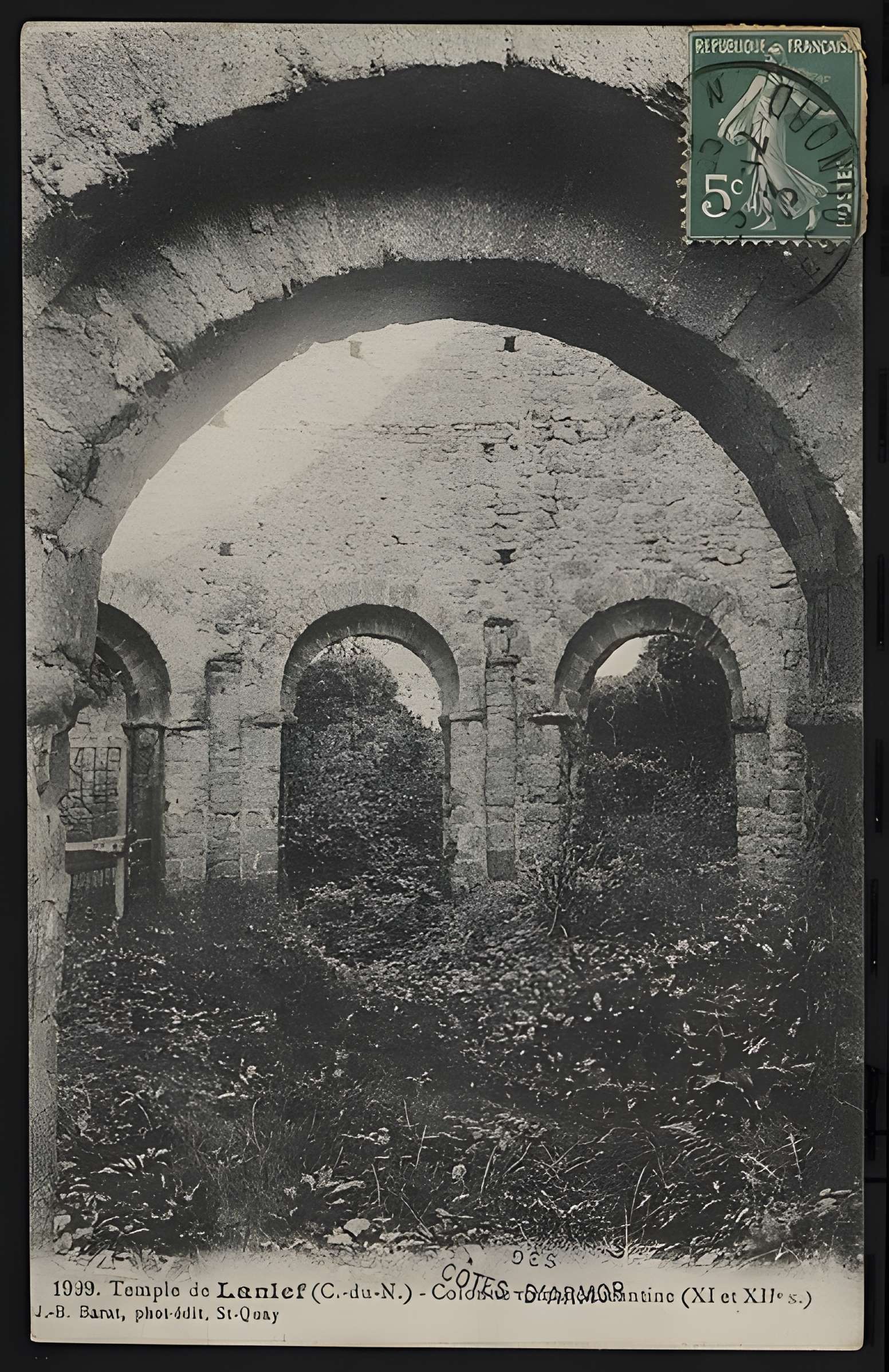 Ruines de la rotonde dite Temple de Lanleff