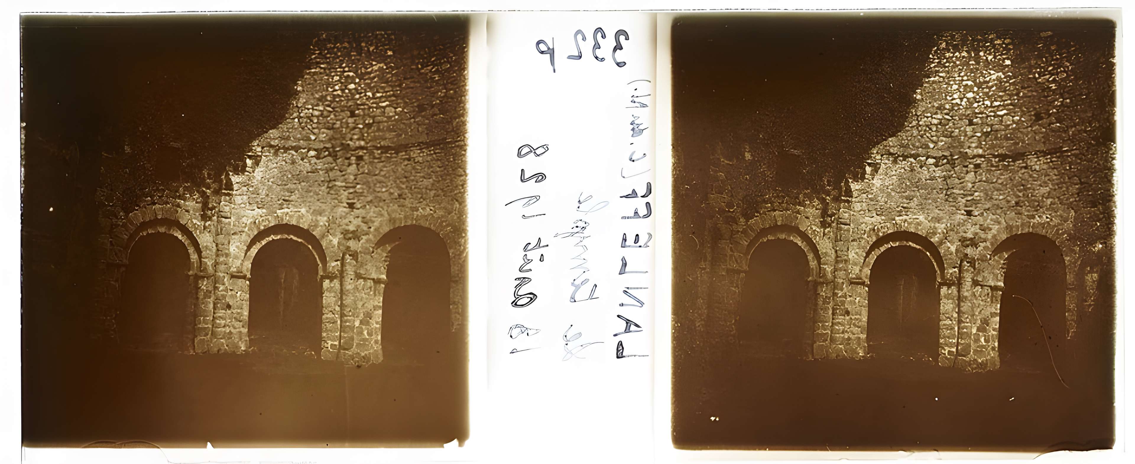 Ruines de la rotonde dite Temple de Lanleff