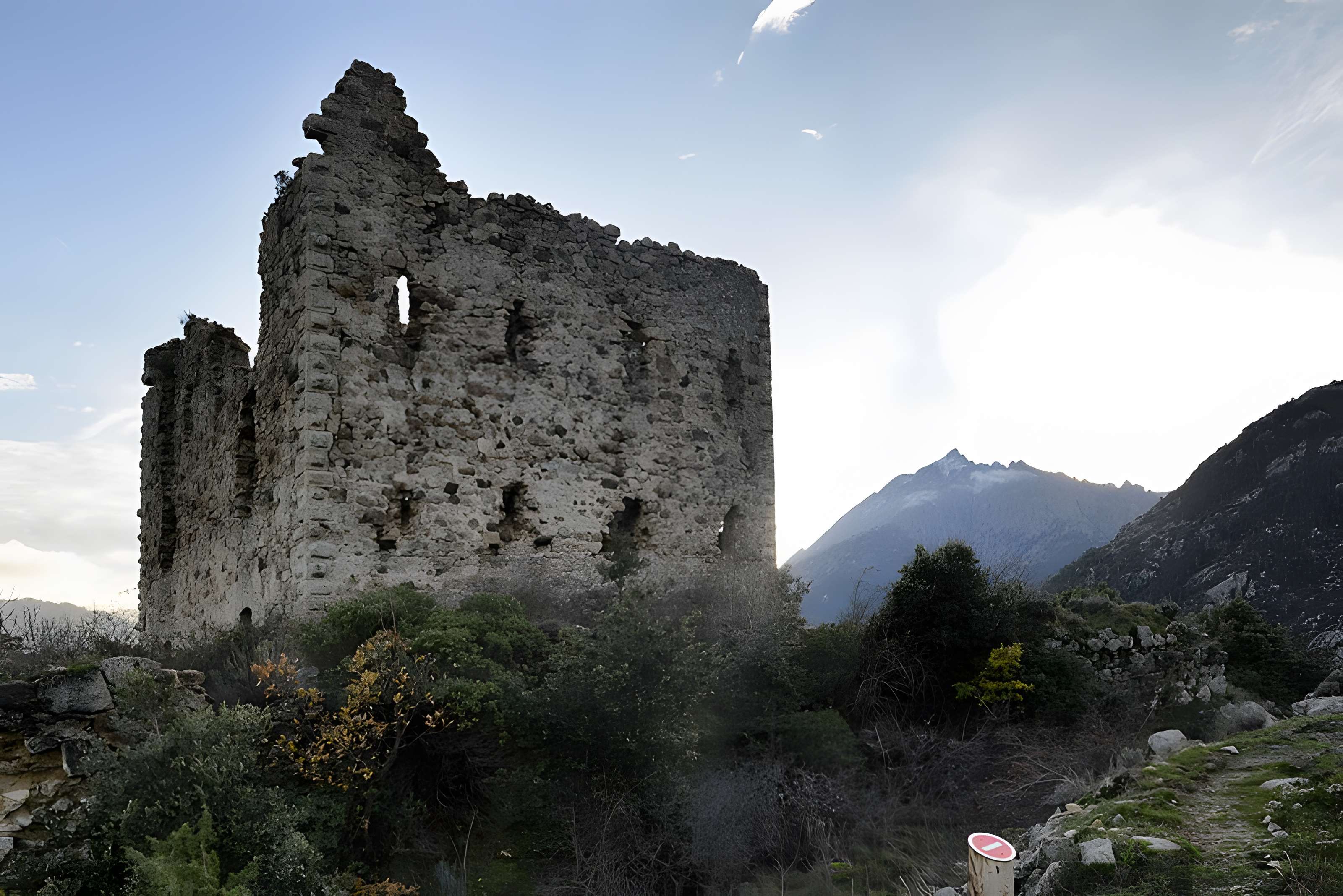 Ruines du fort de Vivario ou redoute de Pasciola