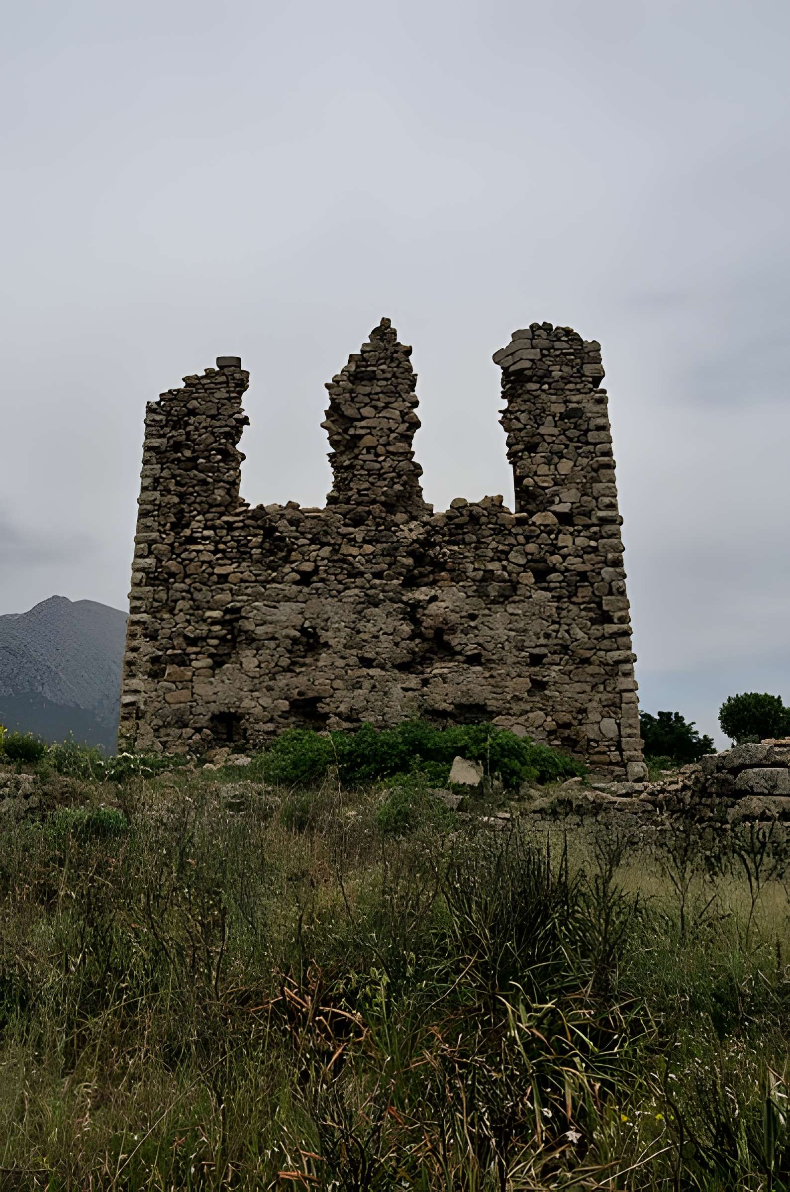 Ruines du fort de Vivario ou redoute de Pasciola