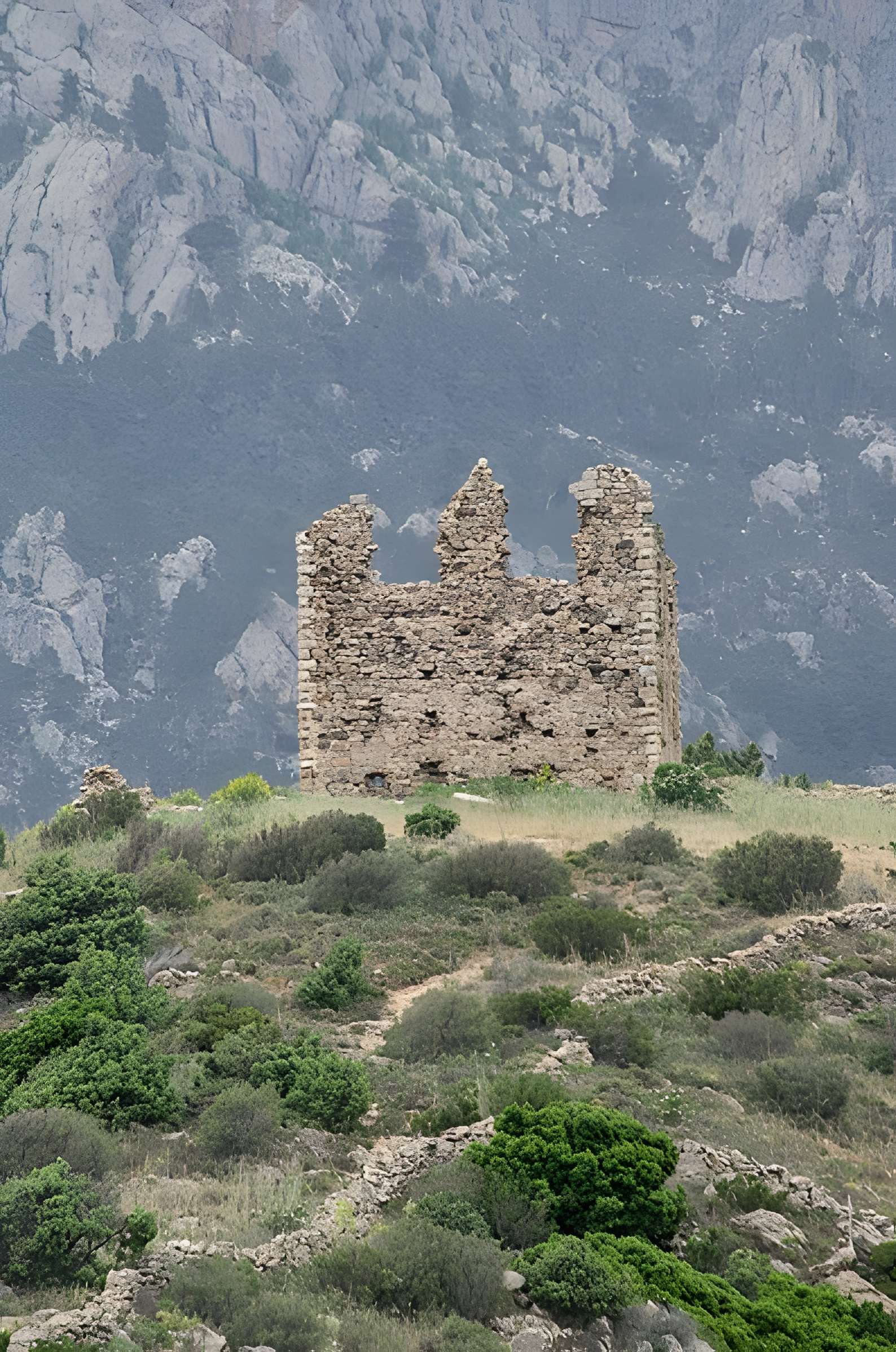 Ruines du fort de Vivario ou redoute de Pasciola