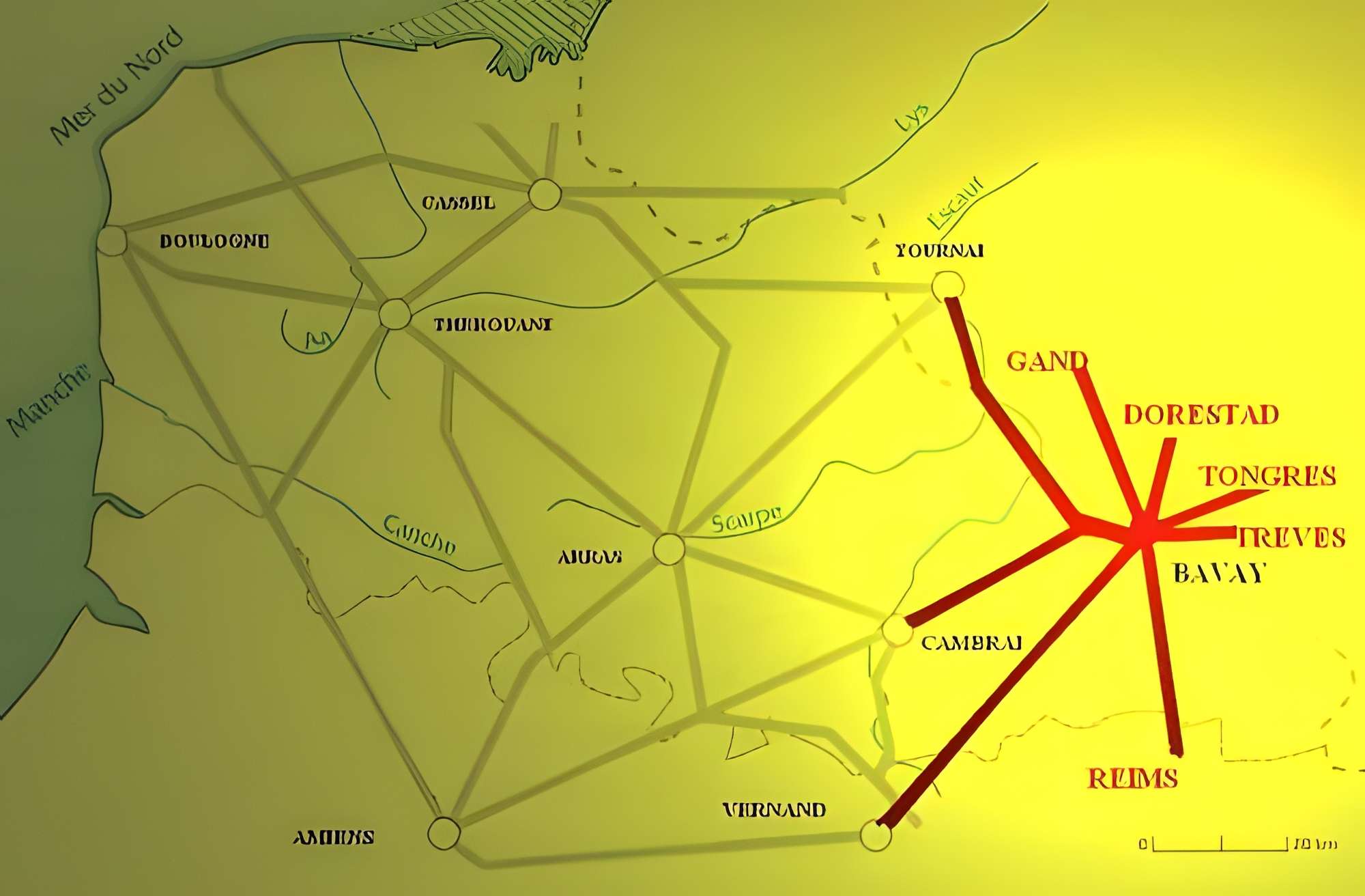 Ruines gallo-romaines de Bavay