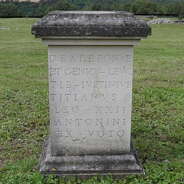 Ruines romaines de Nasium à Naix-aux-Forges