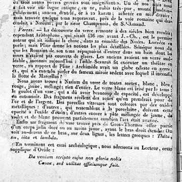 Ruines romaines de Nasium à Naix-aux-Forges
