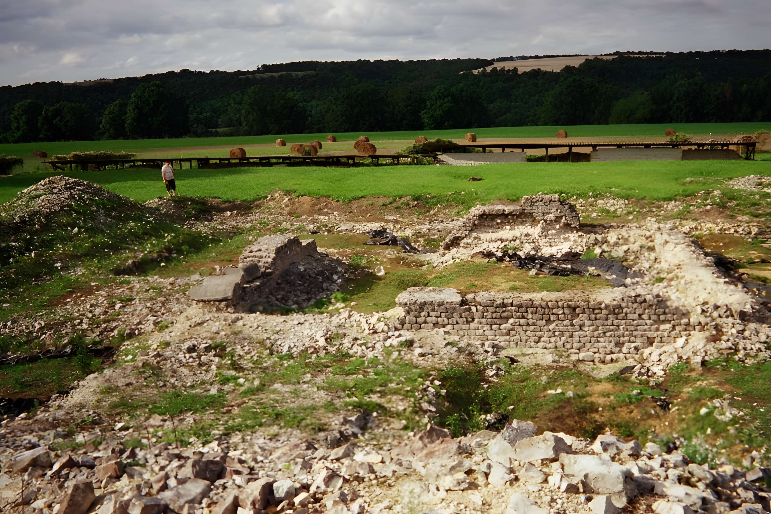 Ruines romaines de Nasium à Naix-aux-Forges
