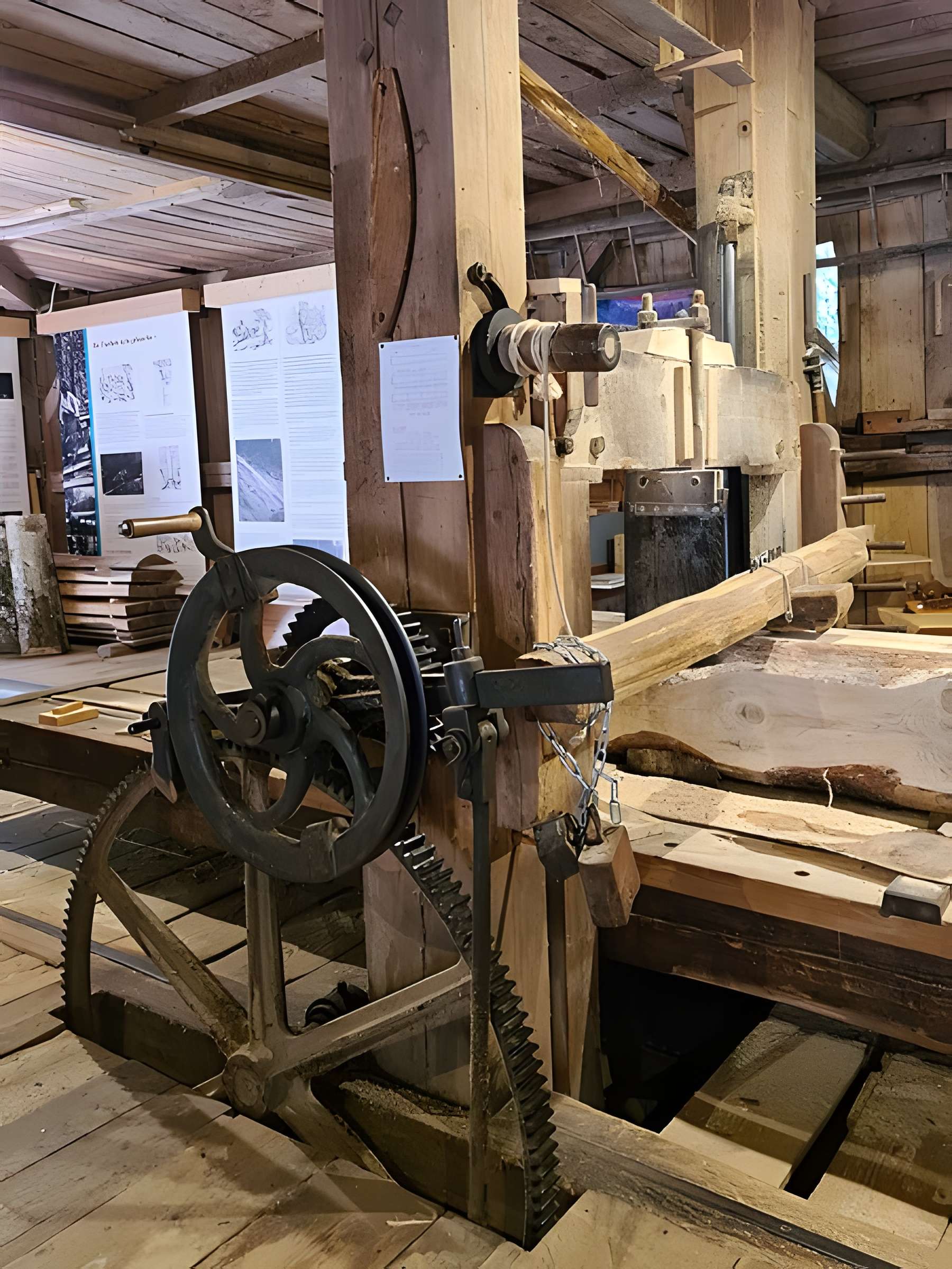 Scierie du Lançoir à Ban-sur-Meurthe-Clefcy