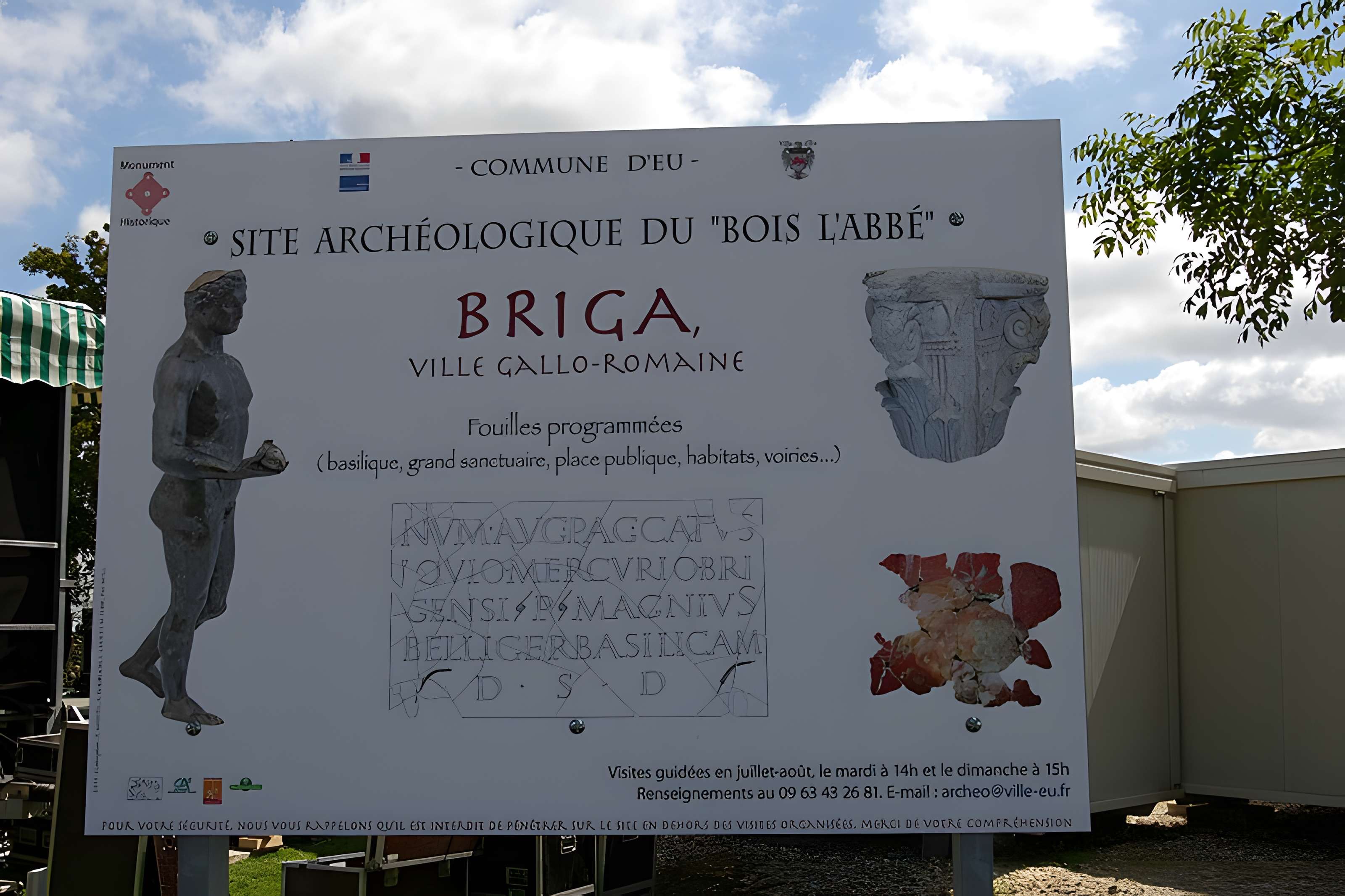 Briga : site archéologique gallo-romain du Bois l'Abbé