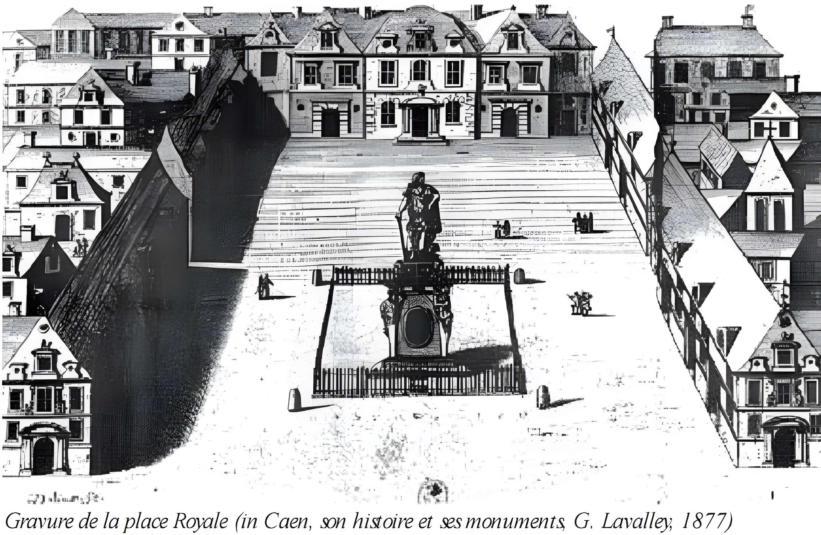 Statue de Louis XIV à Caen