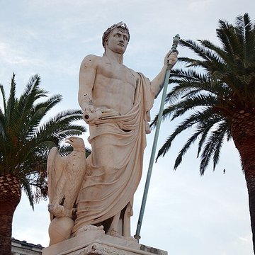 Statue de Napoleon Ier à Bastia