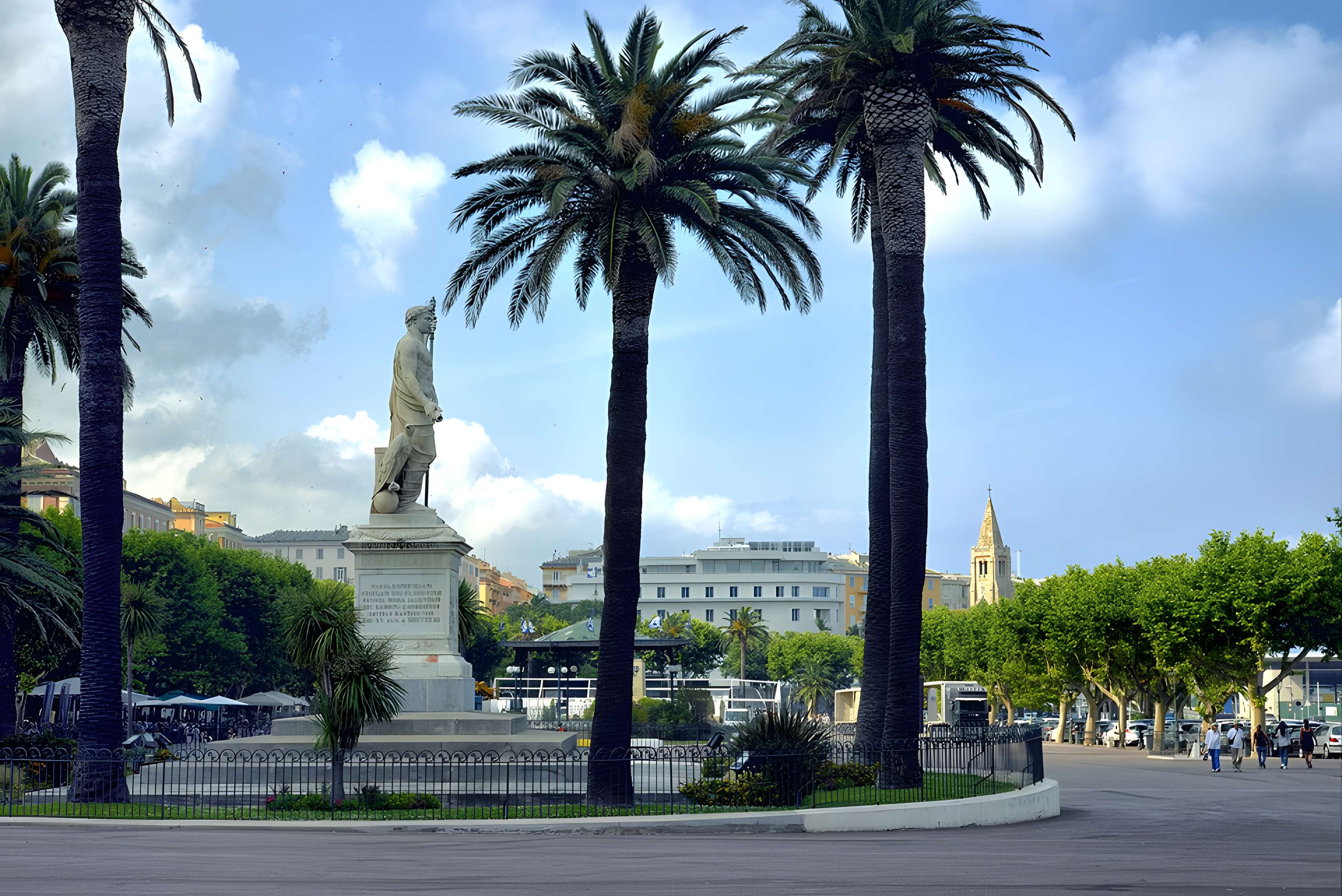 Statue de Napoleon Ier à Bastia