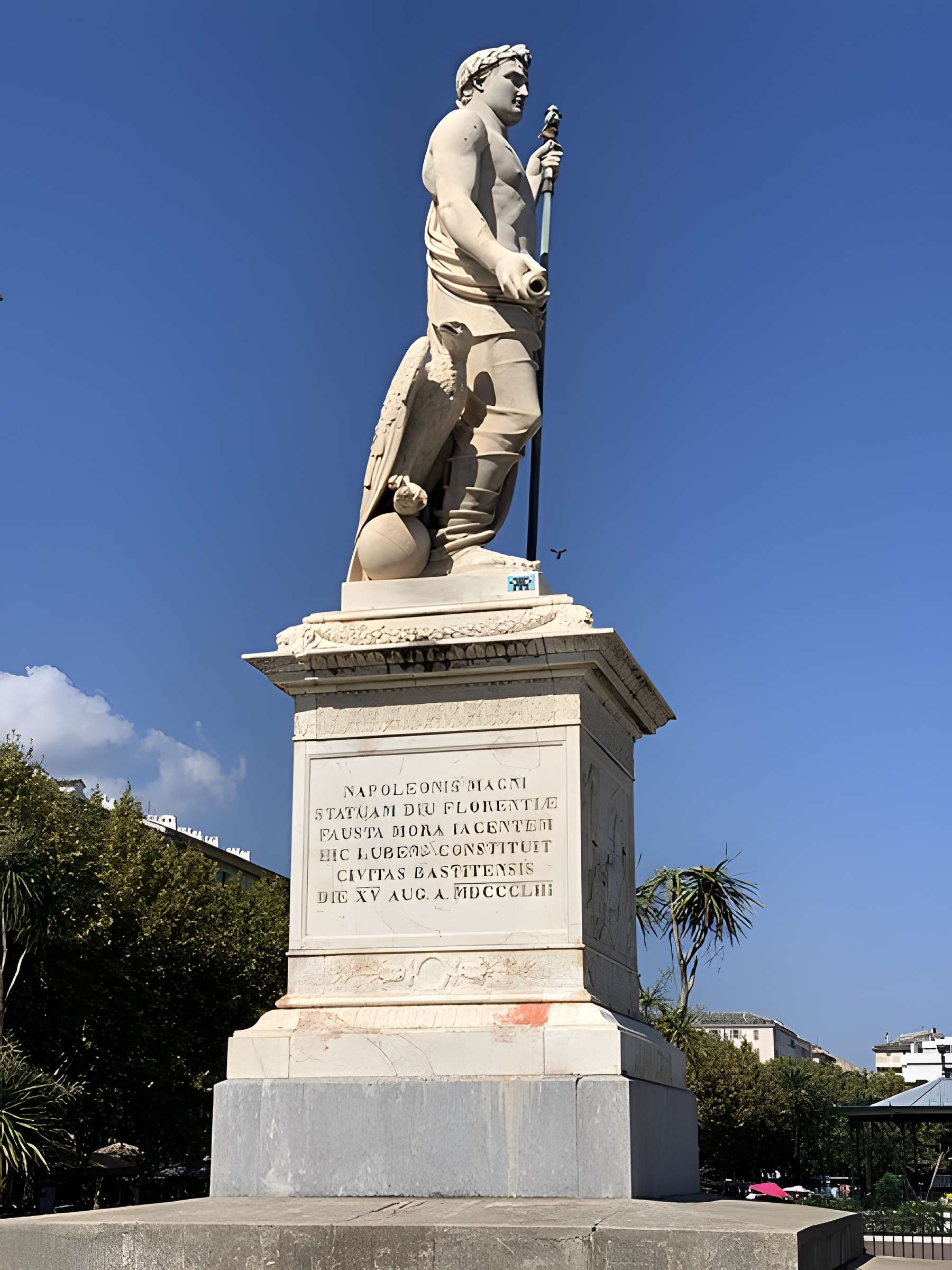 Statue de Napoleon Ier à Bastia