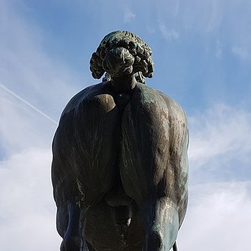 Statue de Neptune à Mortagne-au-Perche