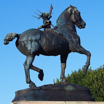 Statue de Neptune à Mortagne-au-Perche