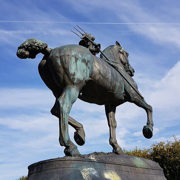 Statue de Neptune à Mortagne-au-Perche