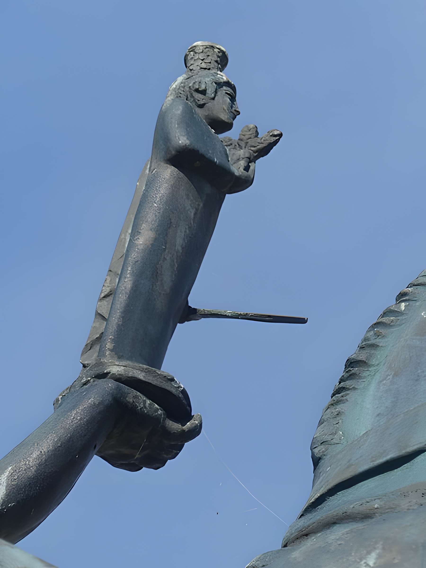 Statue de Neptune à Mortagne-au-Perche