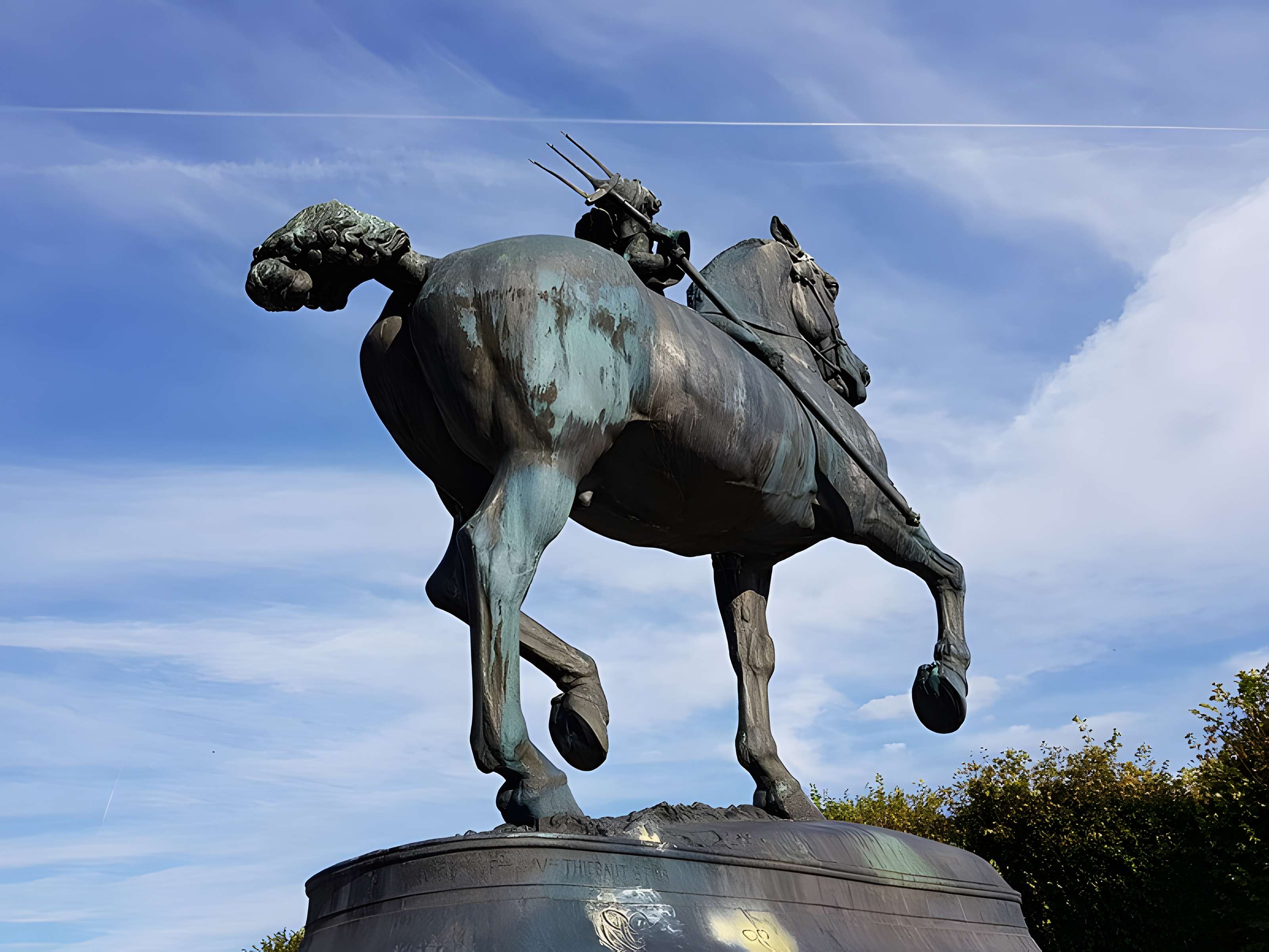 Statue de Neptune à Mortagne-au-Perche