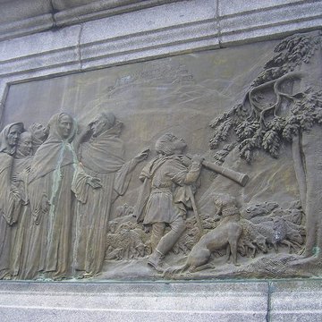 Statue du Pape Gerbert à Aurillac
