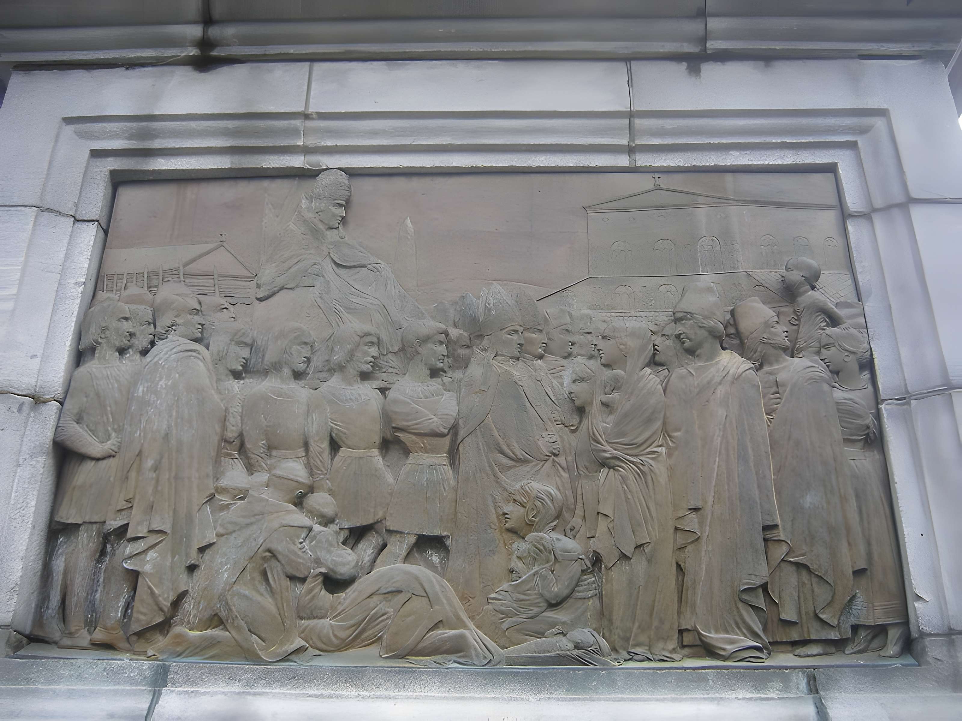 Statue du Pape Gerbert à Aurillac