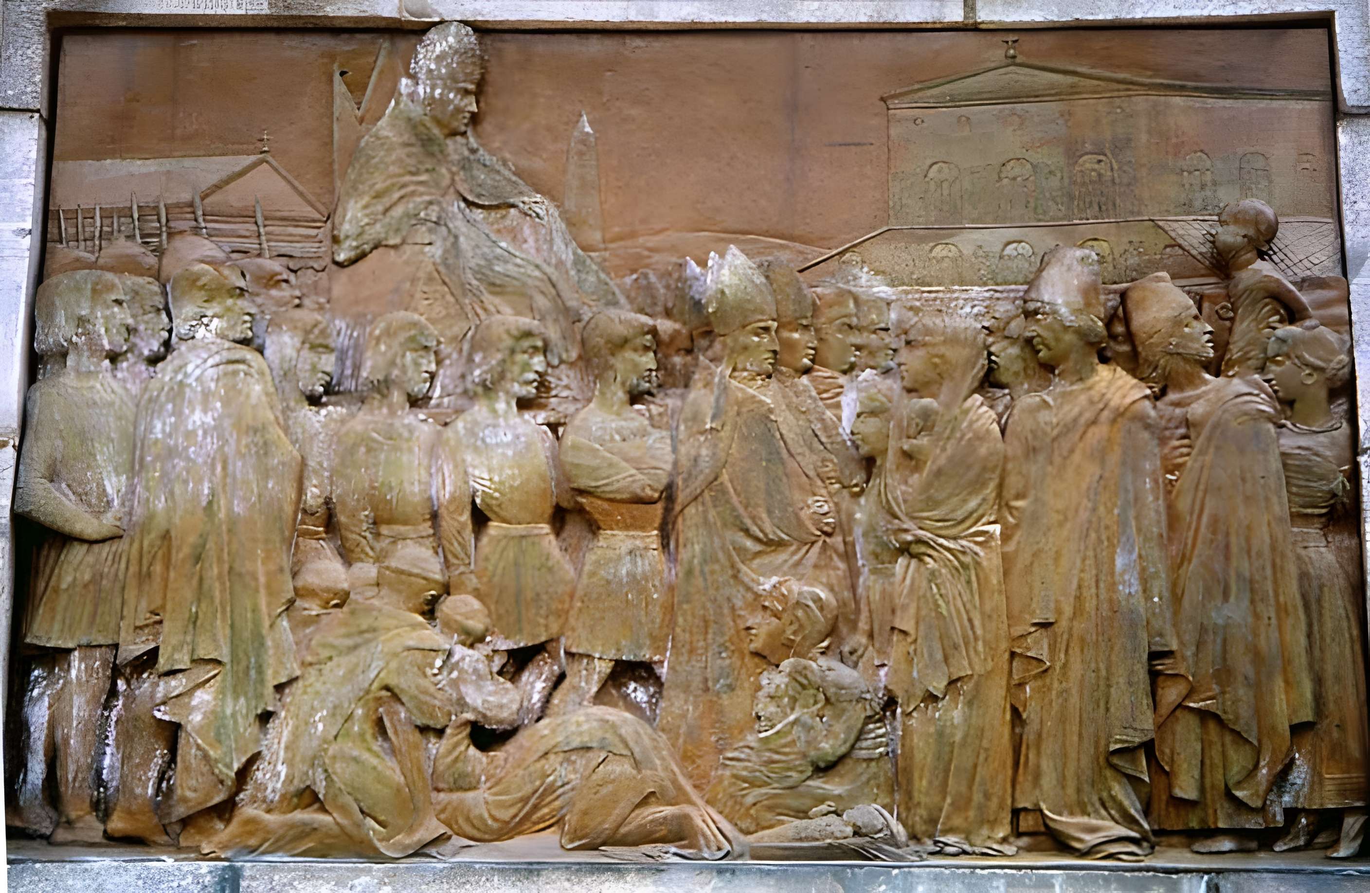 Statue du Pape Gerbert à Aurillac