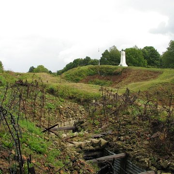 Terrains de zone rouge à Vauquois