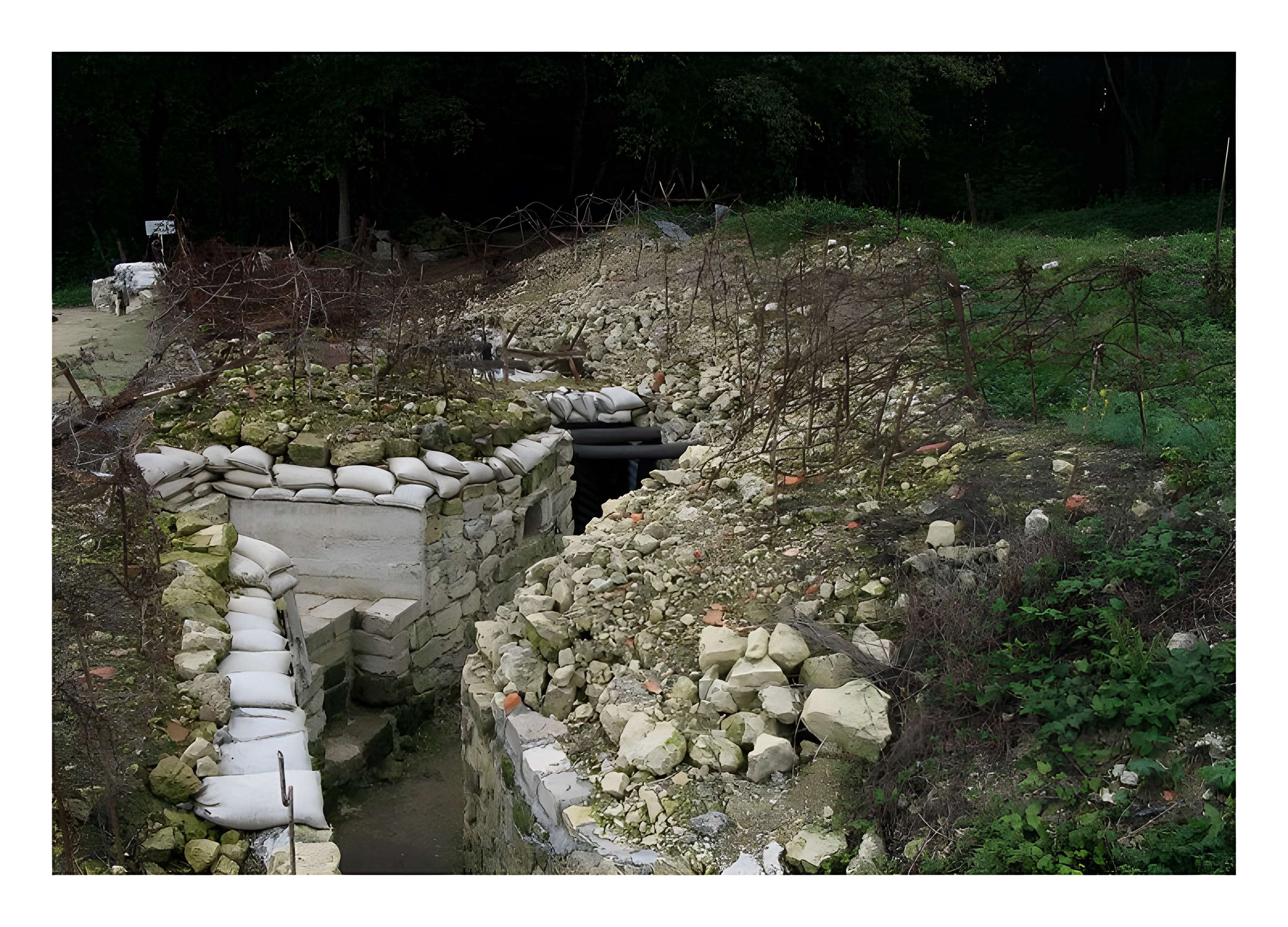 Terrains de zone rouge à Vauquois