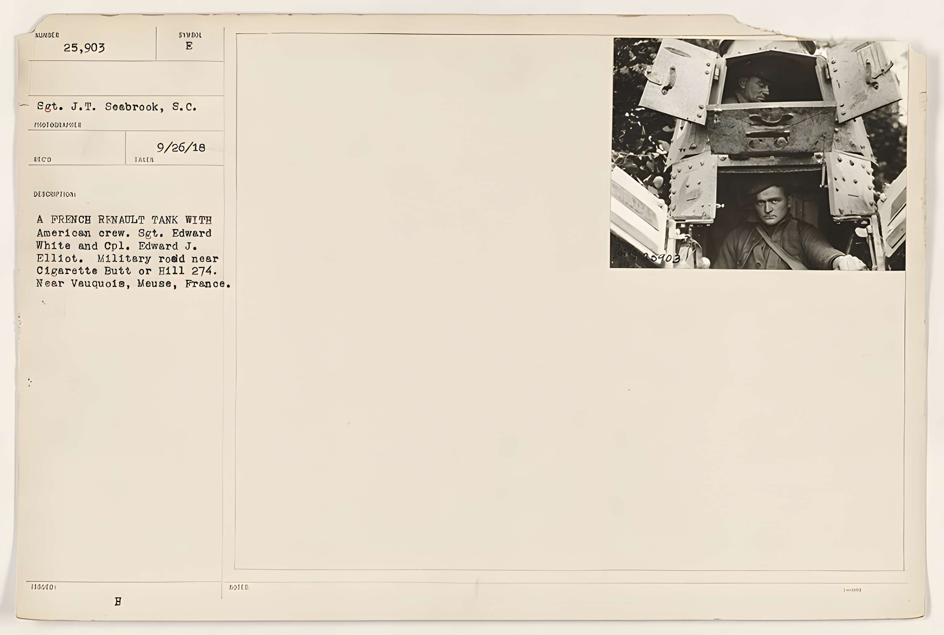 Terrains de zone rouge à Vauquois