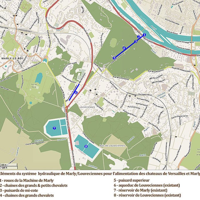 Photo de Bâtiments de la machine de Marly