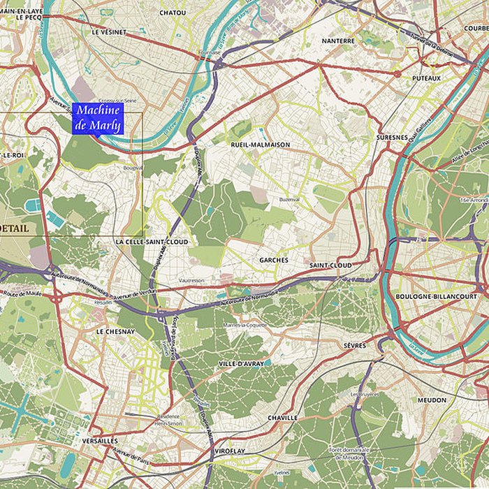 Photo de Bâtiments de la machine de Marly