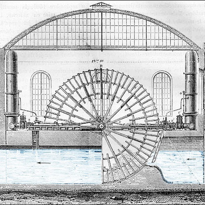 Photo de Bâtiments de la machine de Marly