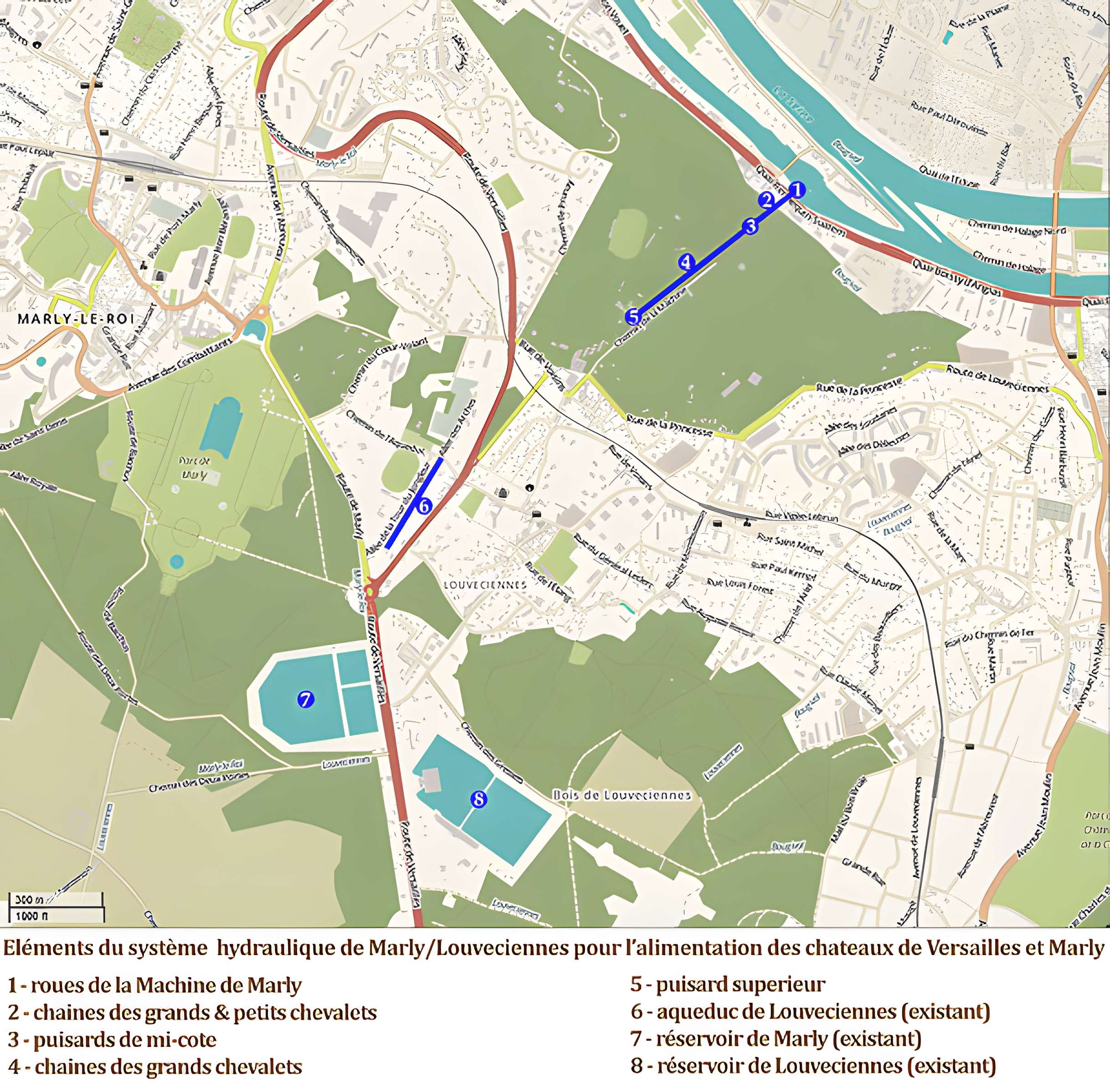 Bâtiments de la machine de Marly