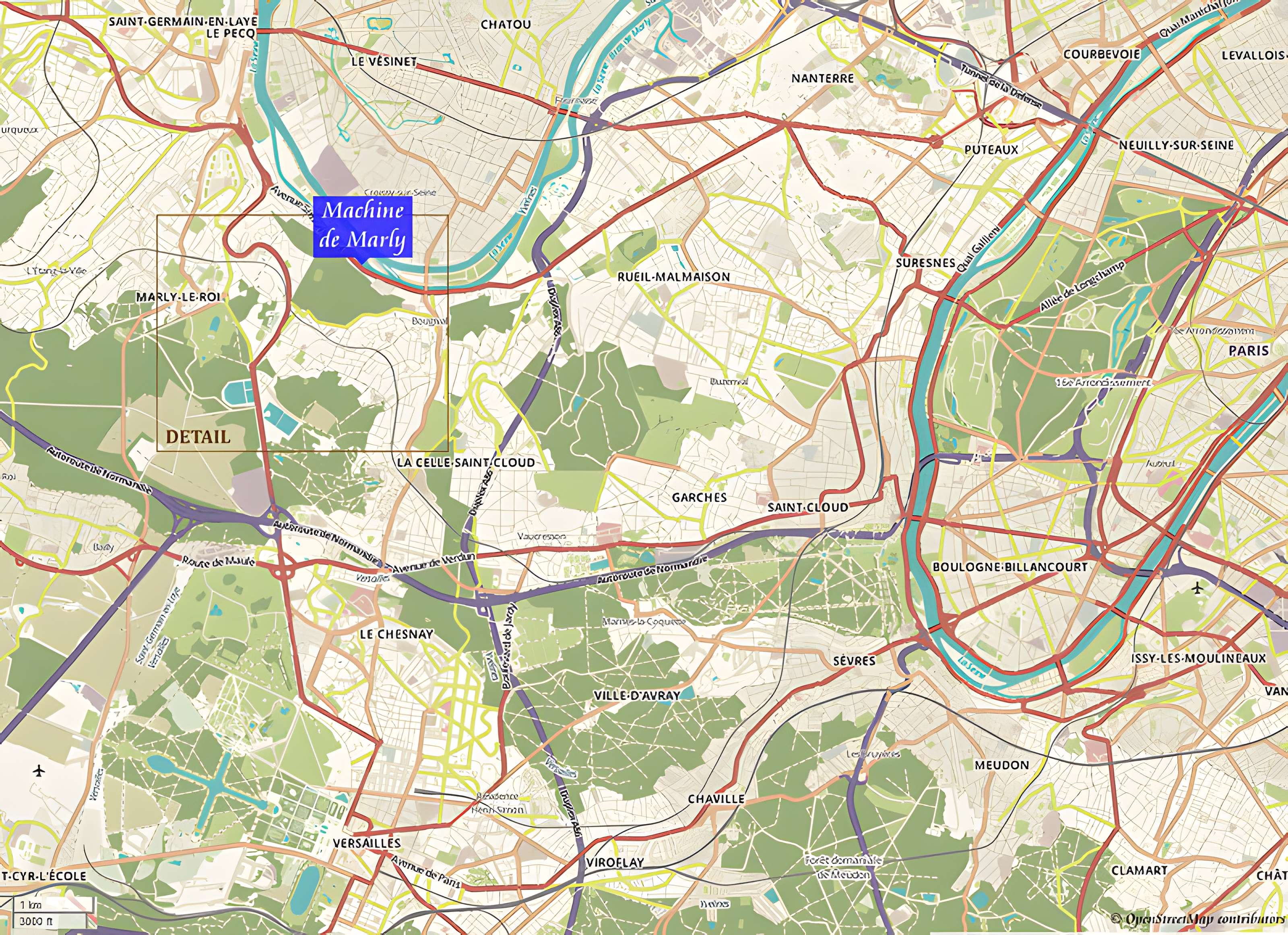 Bâtiments de la machine de Marly