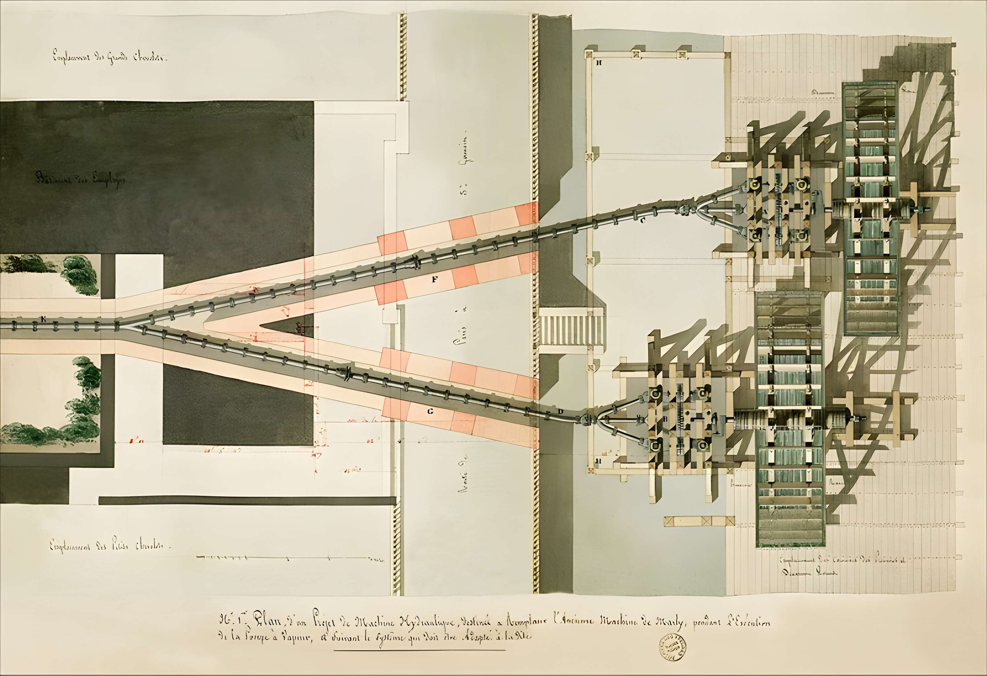 Bâtiments de la machine de Marly