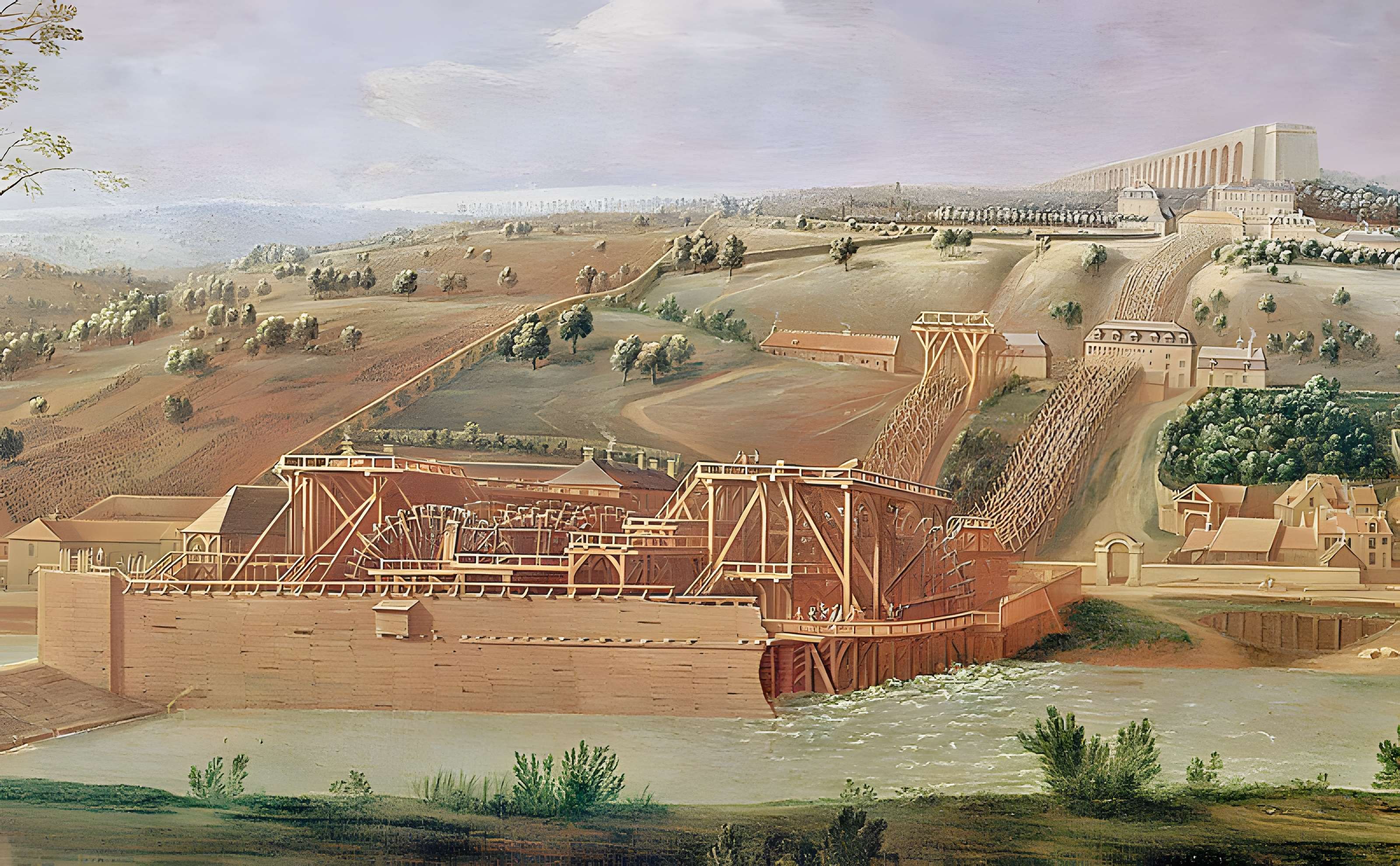 Bâtiments de la machine de Marly