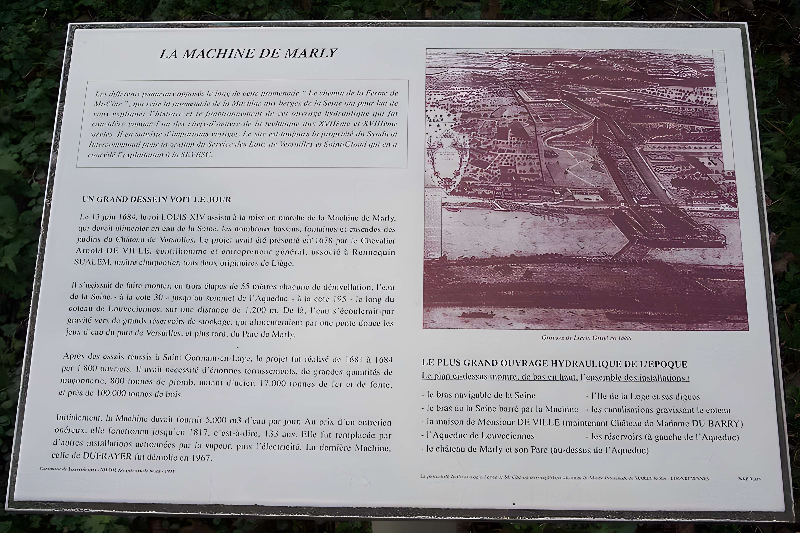 Bâtiments de la machine de Marly