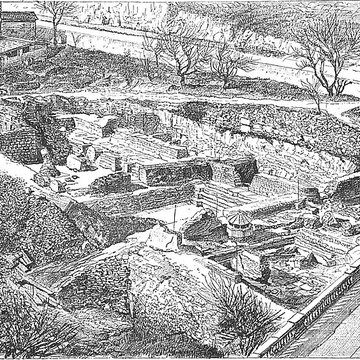 Restes des thermes antiques