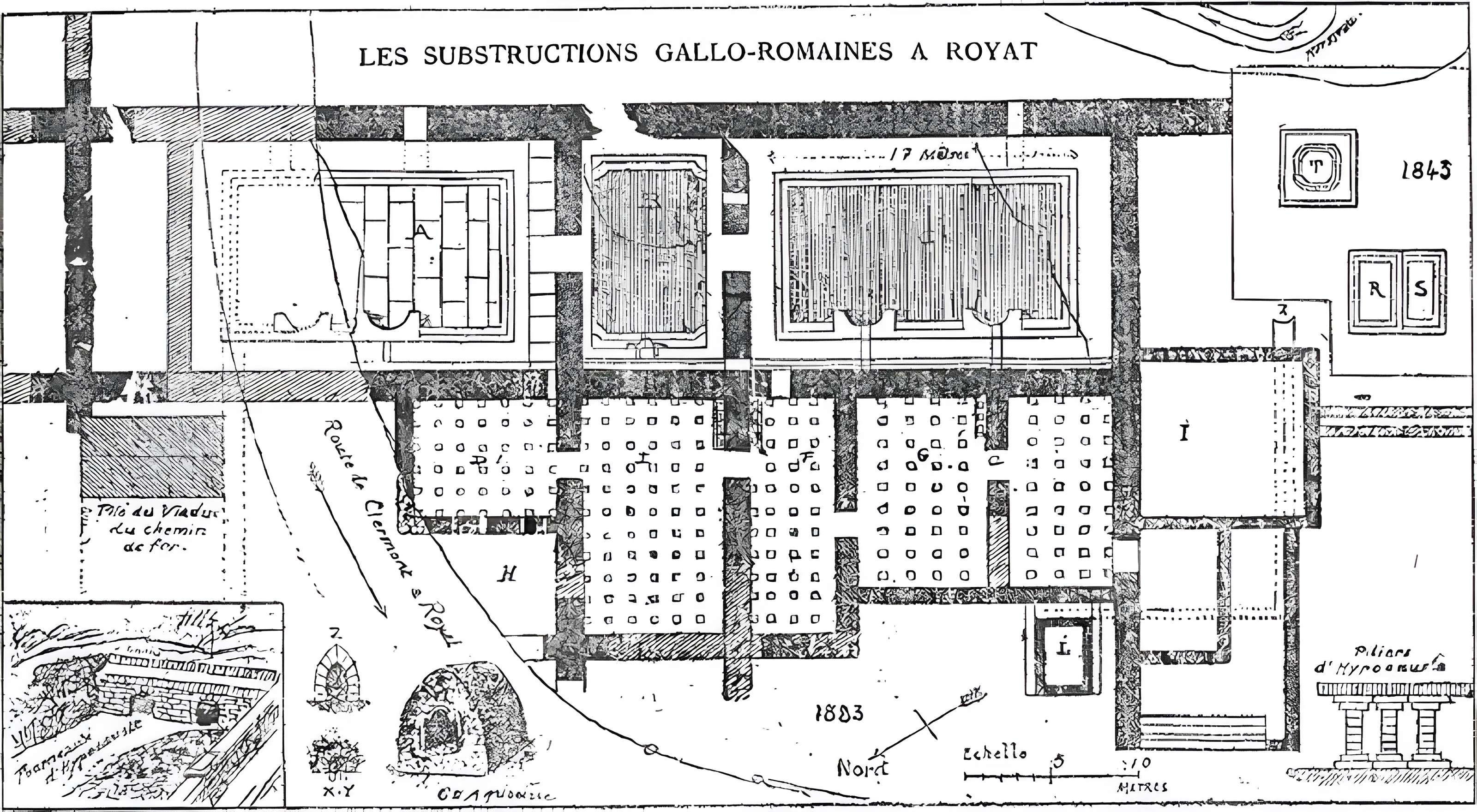 Restes des thermes antiques