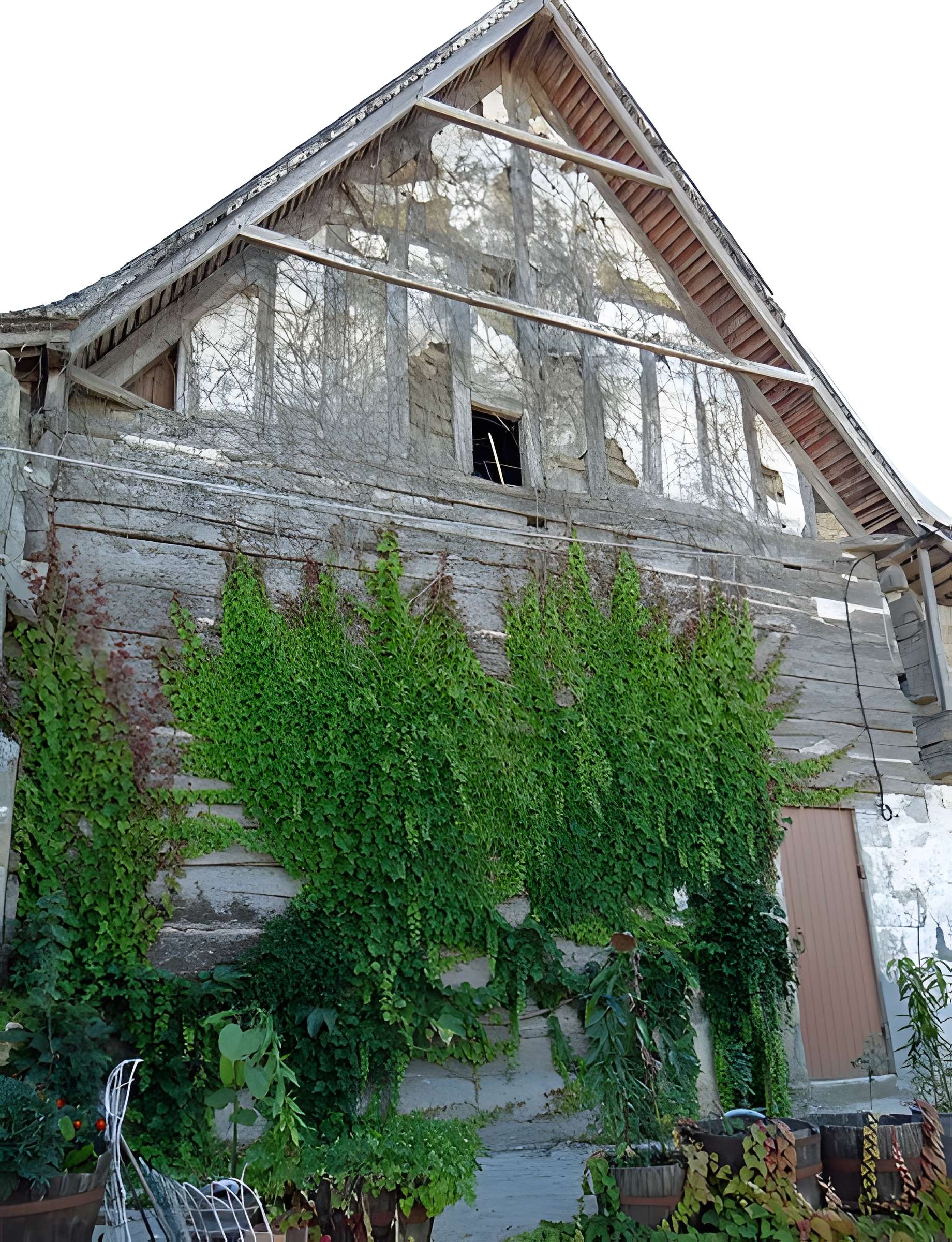 Maison à empilage de poutres de Petit-Buzard à Ségalas 