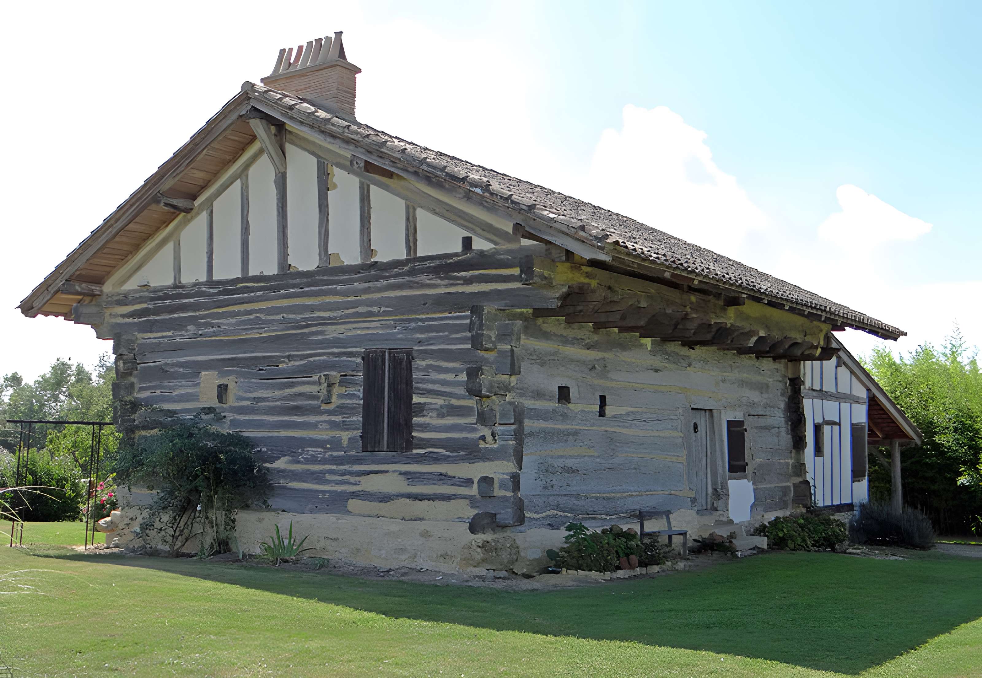 Maison à empilage de poutres de Peyregras à Mazières-Naresse
