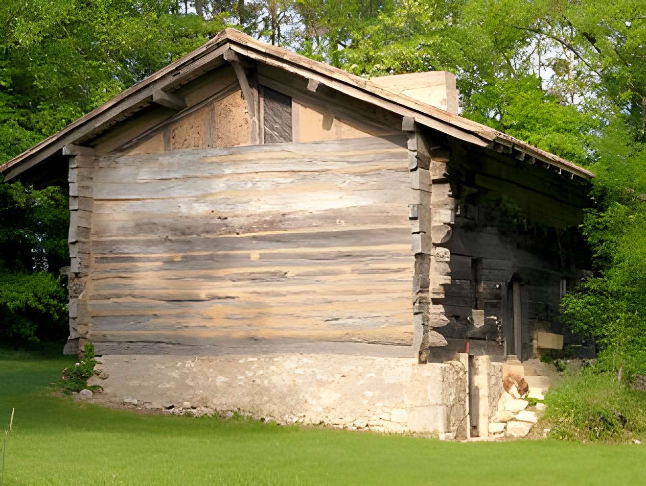 Maison à empilage de poutres de Peyregras à Mazières-Naresse 