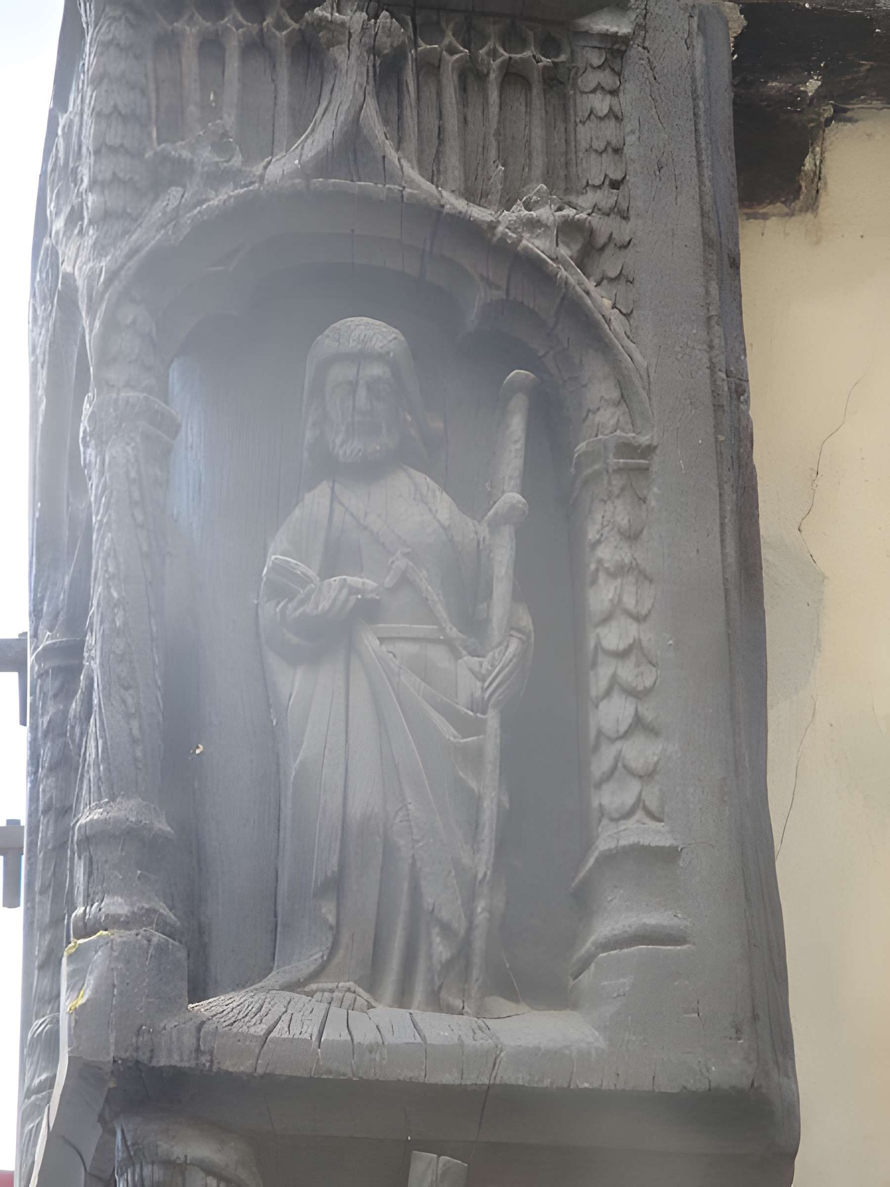 Maison au poteau Cornier à Saint-Julien-du-Sault