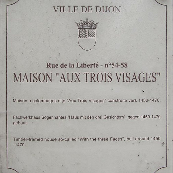 Photo de Maison aux Trois Visages à Dijon