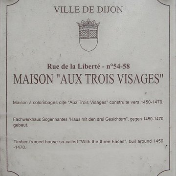 Maison aux Trois Visages à Dijon