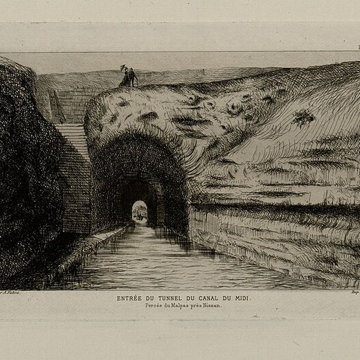 Photo de Tunnel-aqueduc de drainage de létang de Colombiers et Montady