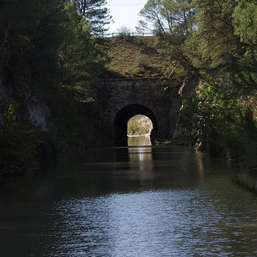 Tunnel-aqueduc de drainage de létang de Colombiers et Montady