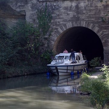 Tunnel-aqueduc de drainage de létang de Colombiers et Montady
