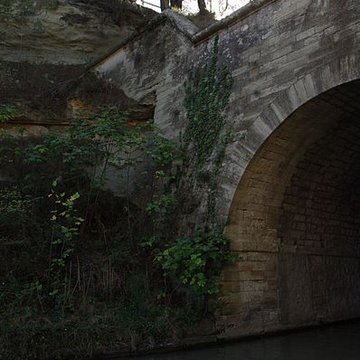 Tunnel-aqueduc de drainage de létang de Colombiers et Montady