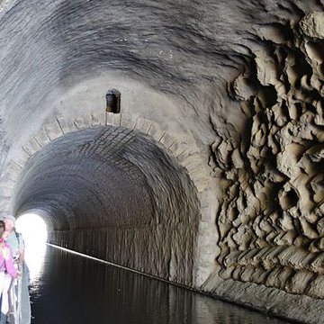 Tunnel-aqueduc de drainage de létang de Colombiers et Montady
