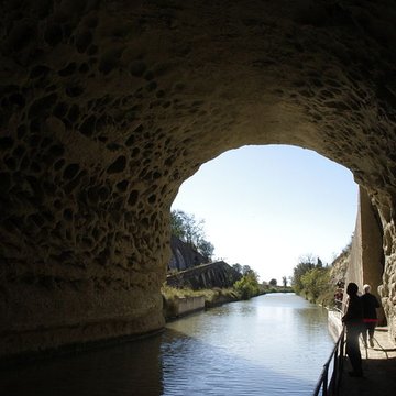 Tunnel-aqueduc de drainage de létang de Colombiers et Montady